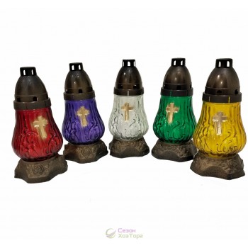 Лампадка стеклянная на 18 часов "Огонек"  